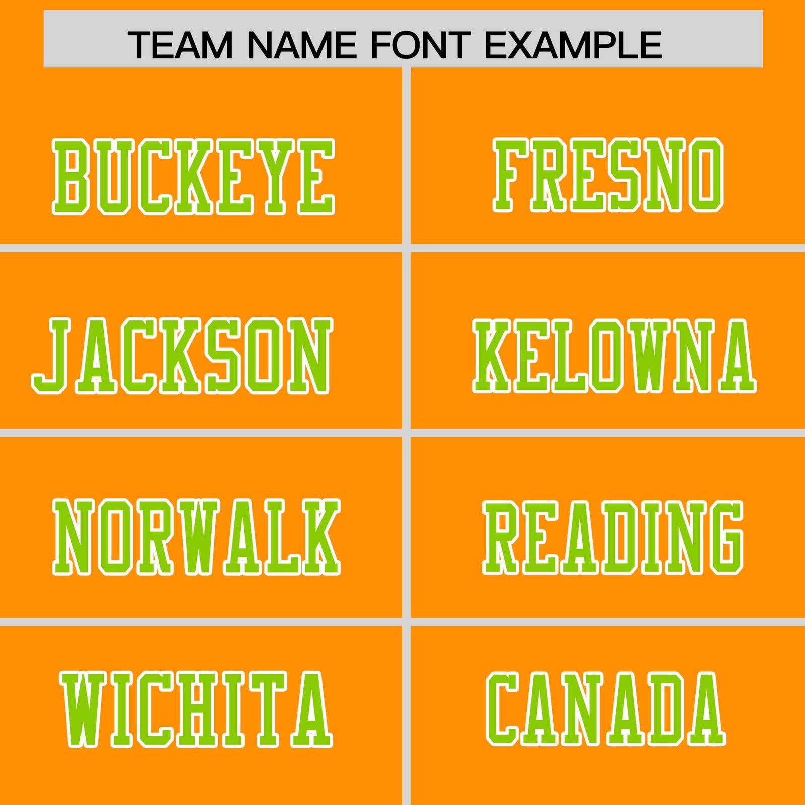 Custom Gold Orange Neon Green Personalized Shoulder Cut Two-Tone Flag Football Jersey