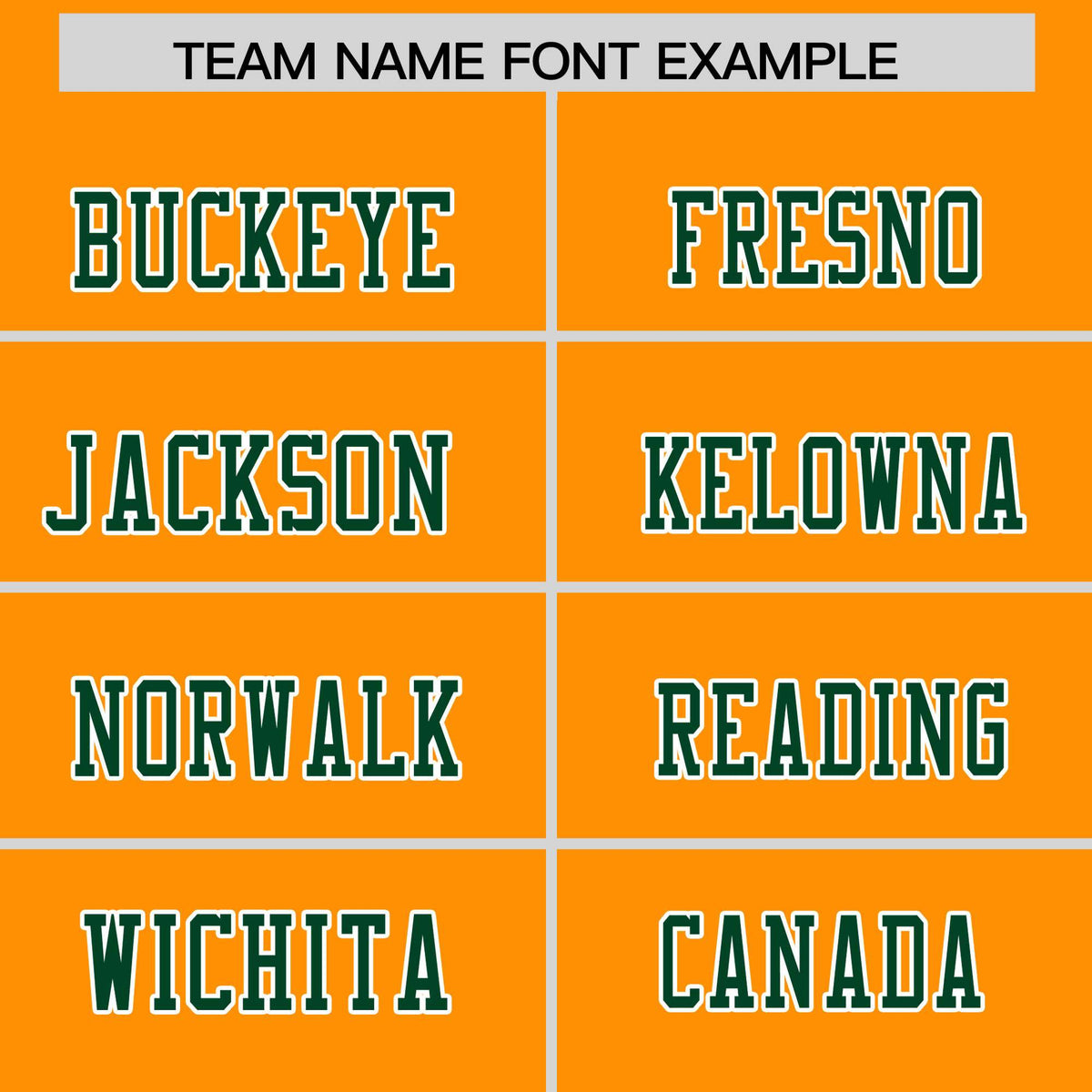 Custom Gold Orange Green Personalized Shoulder Cut Two-Tone Flag Football Jersey