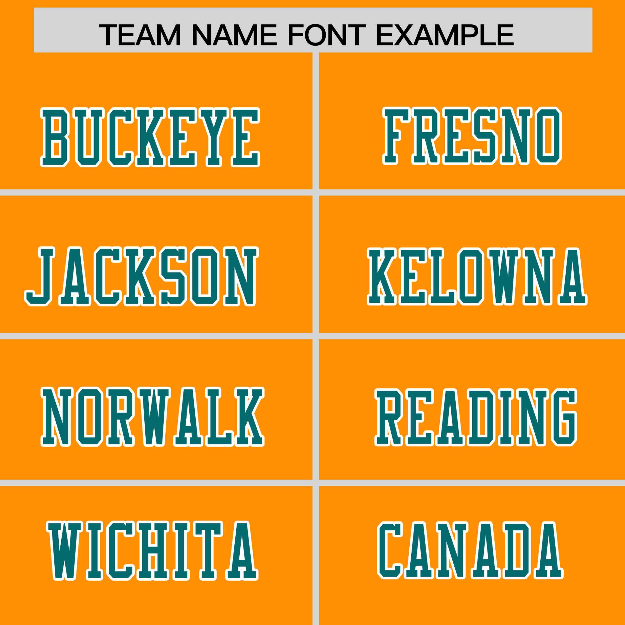 Custom Gold Orange Aqua Personalized Shoulder Cut Two-Tone Flag Football Jersey