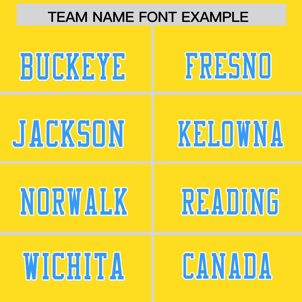 Custom Gold Powder Blue Personalized Shoulder Cut Two-Tone Flag Football Jersey