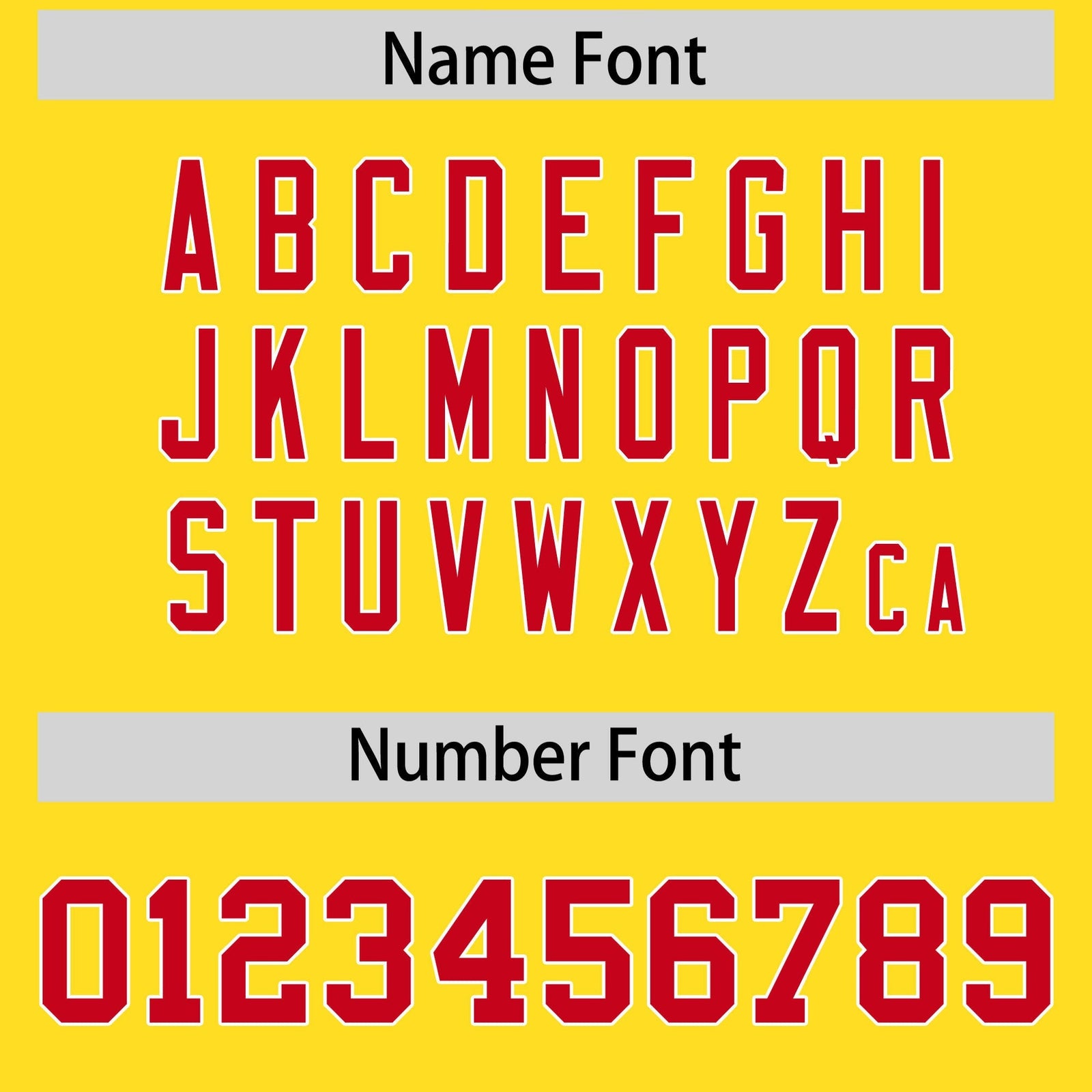 Custom Gold Red Personalized Shoulder Cut Two-Tone Flag Football Jersey