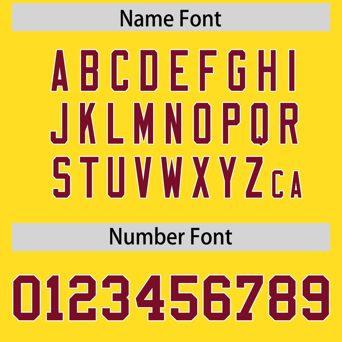 Custom Gold Crimson Personalized Shoulder Cut Two-Tone Flag Football Jersey