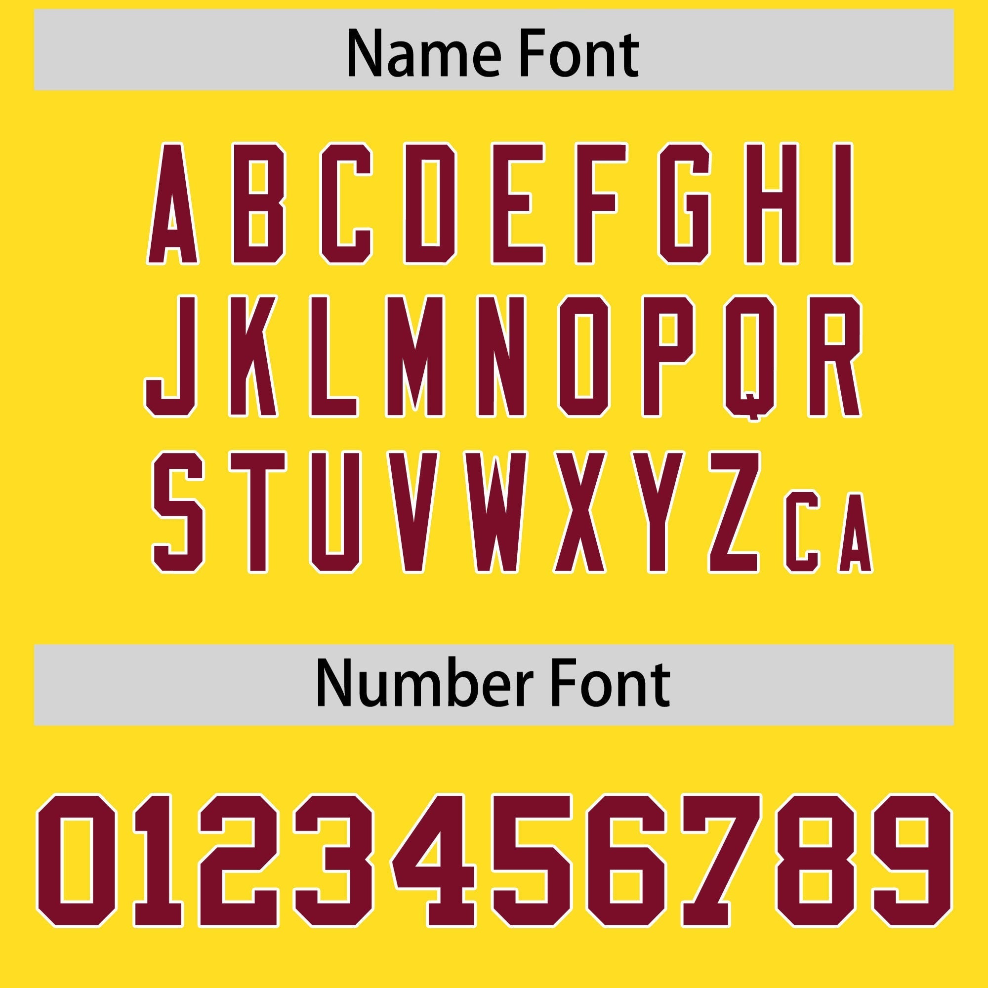 Custom Gold Crimson Personalized Shoulder Cut Two-Tone Flag Football Jersey