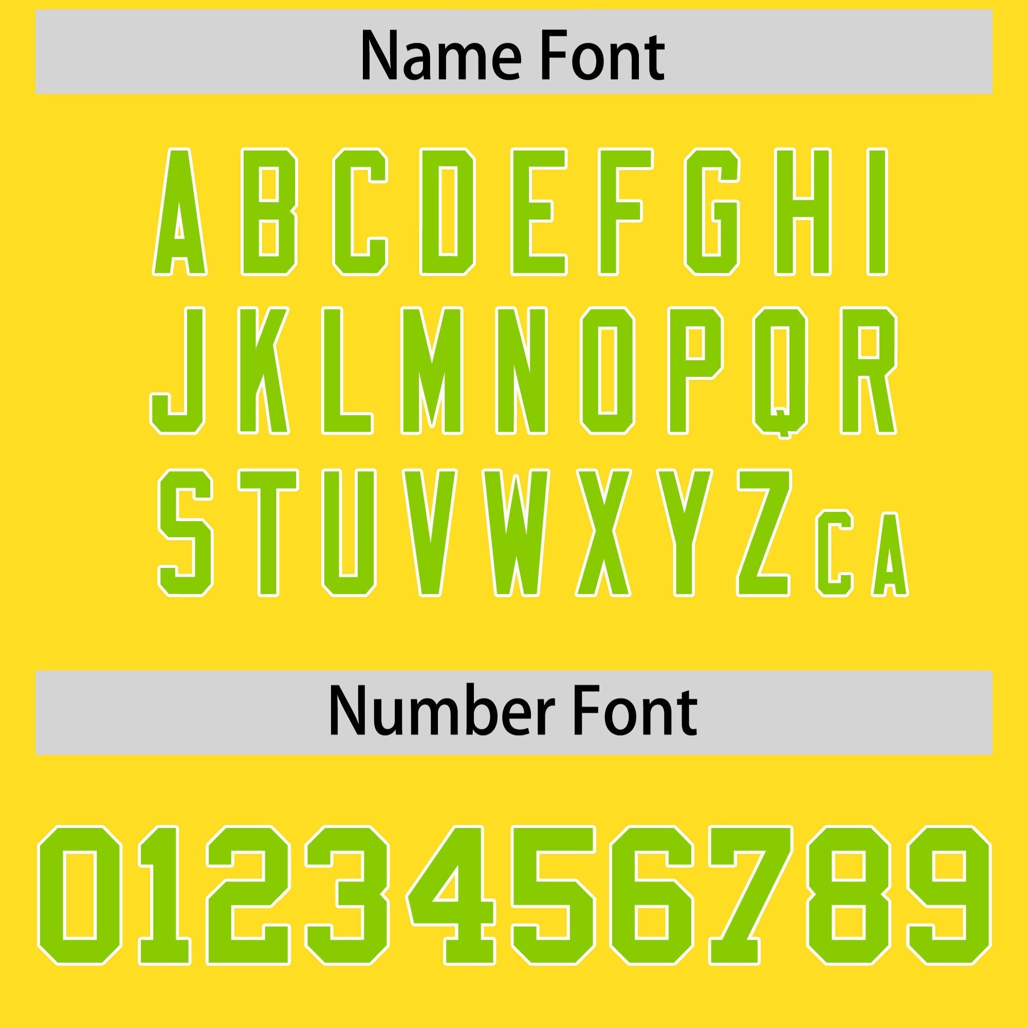 Custom Gold Neon Green Personalized Shoulder Cut Two-Tone Flag Football Jersey