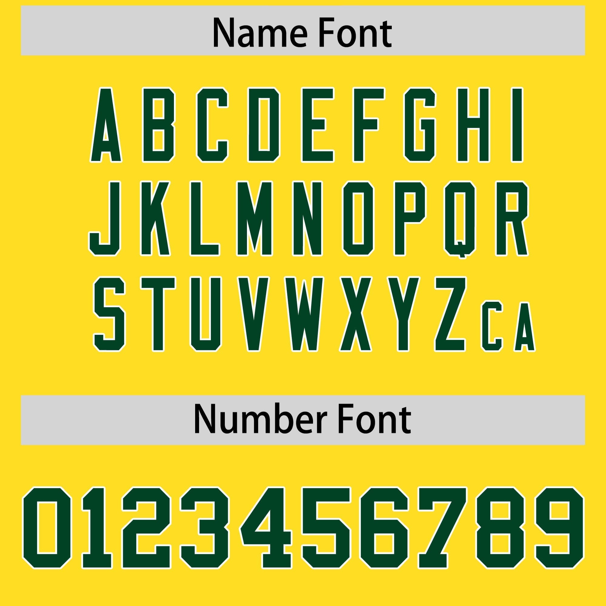 Custom Gold Green Personalized Shoulder Cut Two-Tone Flag Football Jersey