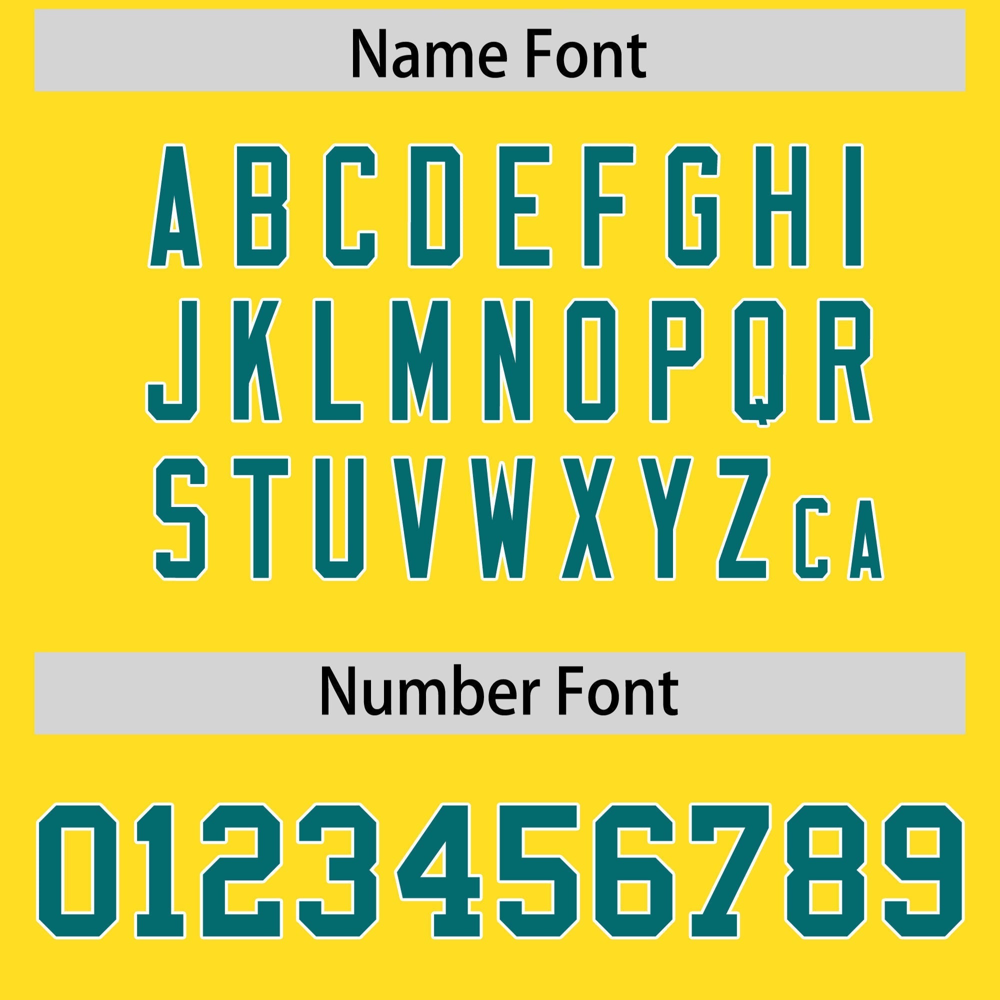 Custom Gold Aqua Personalized Shoulder Cut Two-Tone Flag Football Jersey