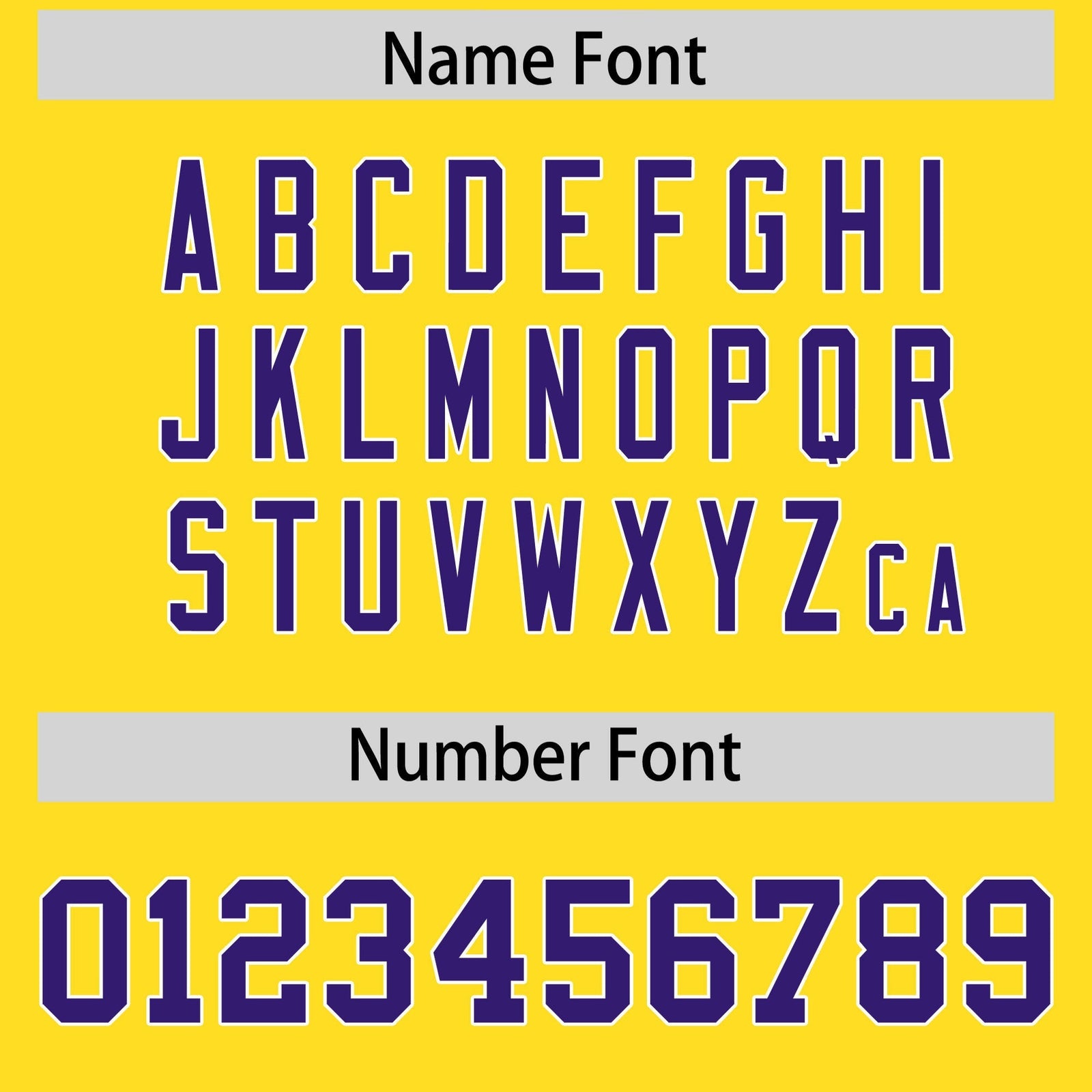 Custom Gold Purple Personalized Shoulder Cut Two-Tone Flag Football Jersey