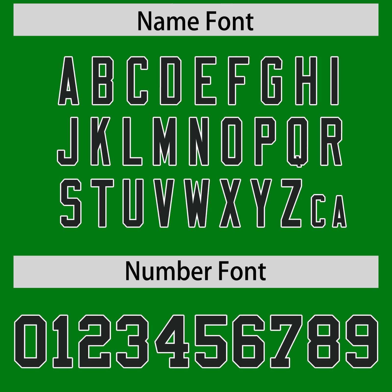 Custom Kelly Green Black Personalized Shoulder Cut Two-Tone Flag Football Jersey