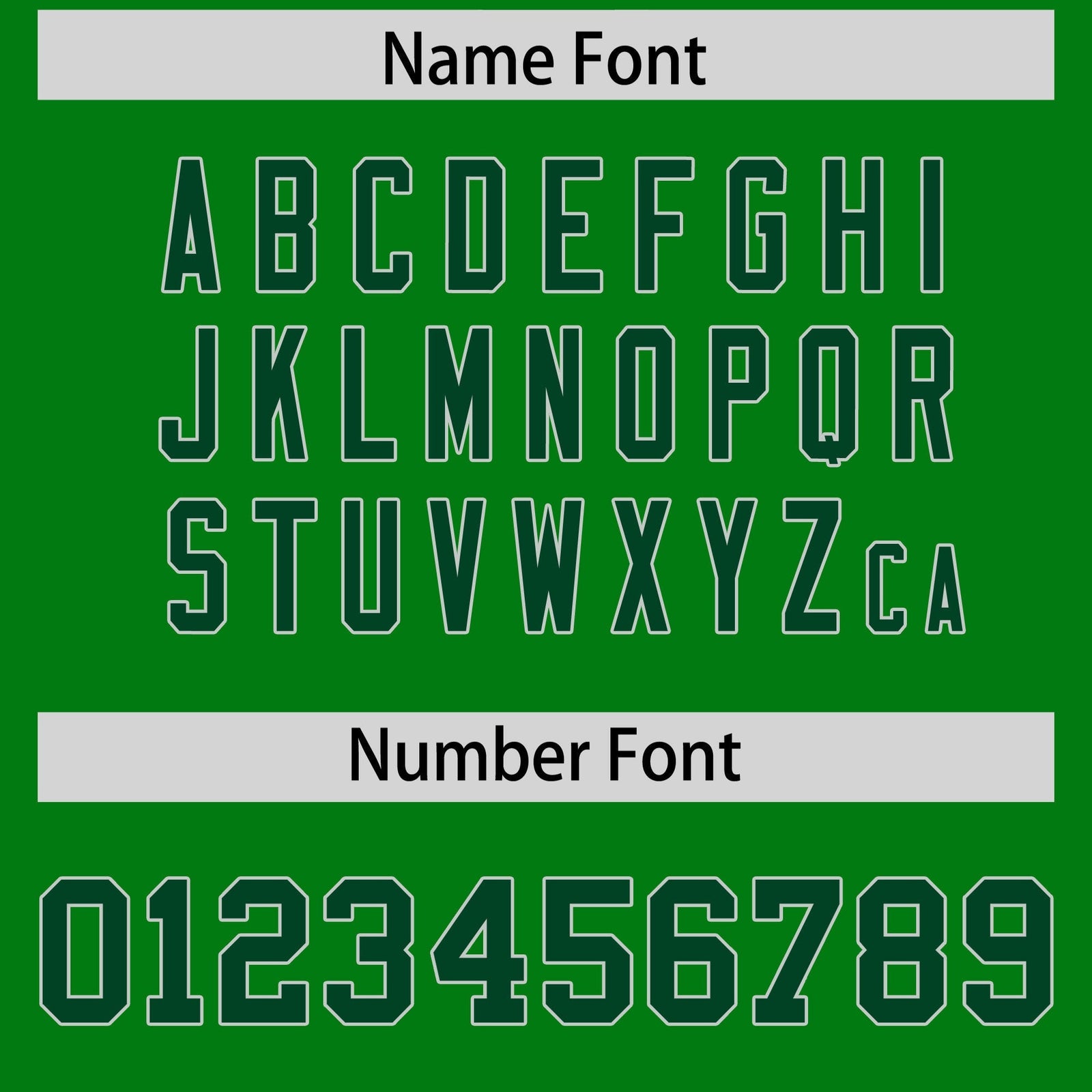 Custom Kelly Green Green Personalized Shoulder Cut Two-Tone Flag Football Jersey