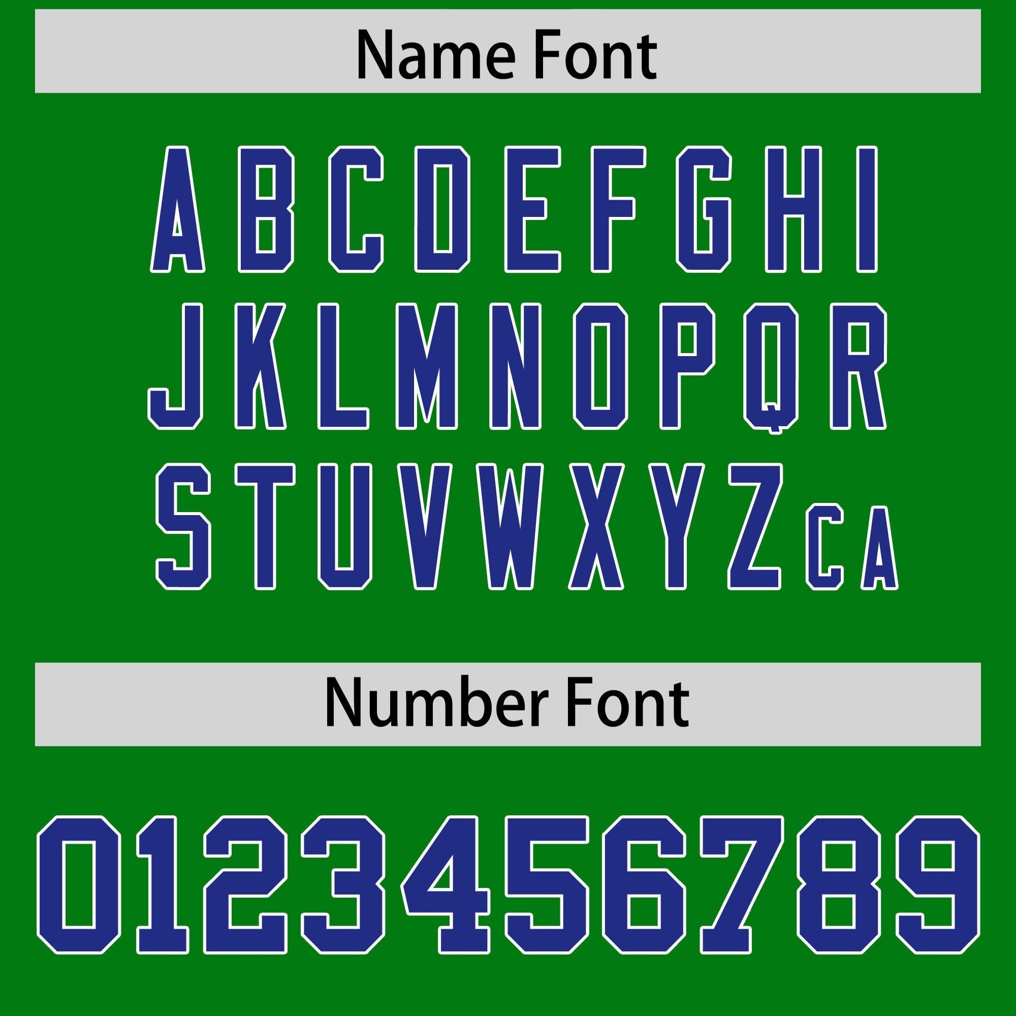 Custom Kelly Green Royal Personalized Shoulder Cut Two-Tone Flag Football Jersey