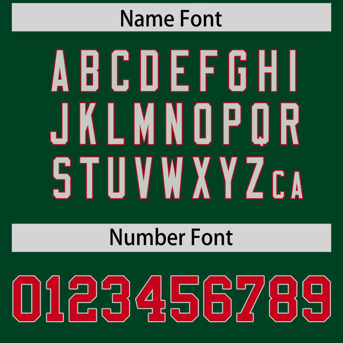 Custom Green Red Personalized Shoulder Cut Two-Tone Flag Football Jersey