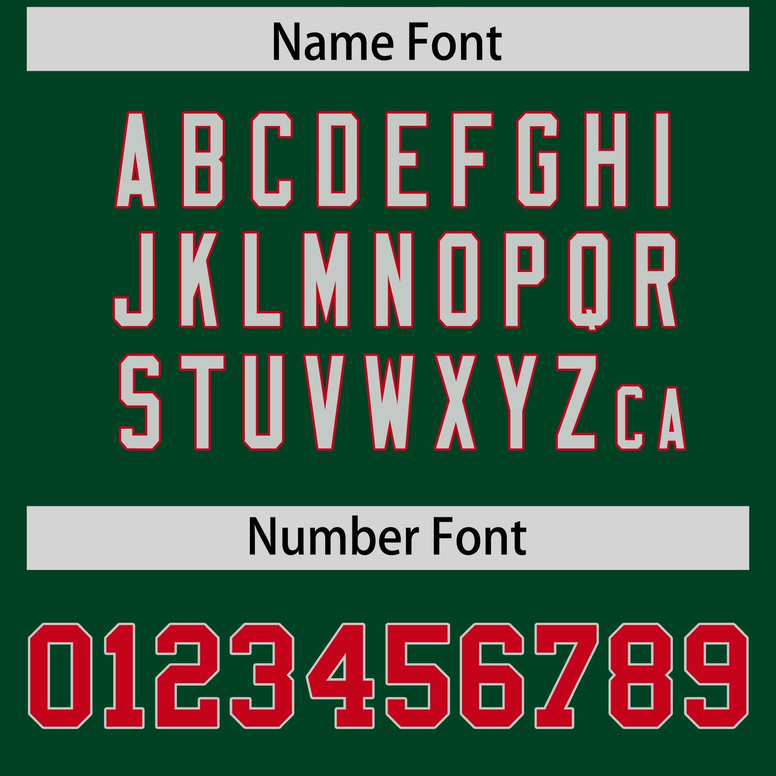 Custom Green Red Personalized Shoulder Cut Two-Tone Flag Football Jersey