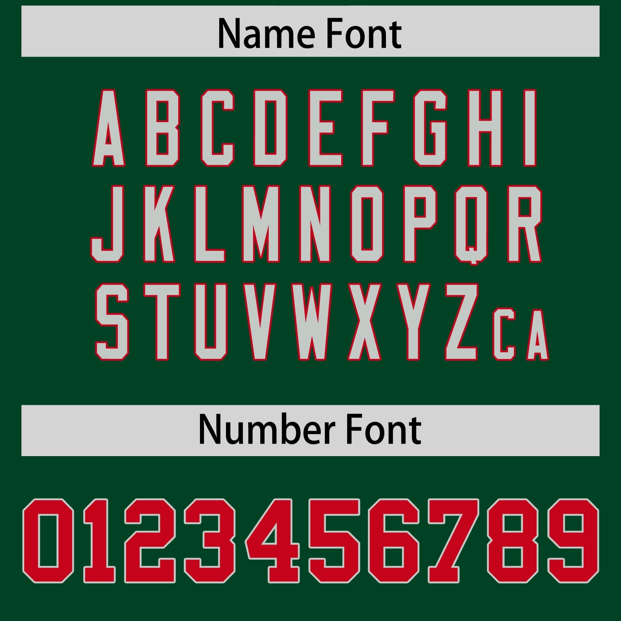 Custom Green Red Personalized Shoulder Cut Two-Tone Flag Football Jersey