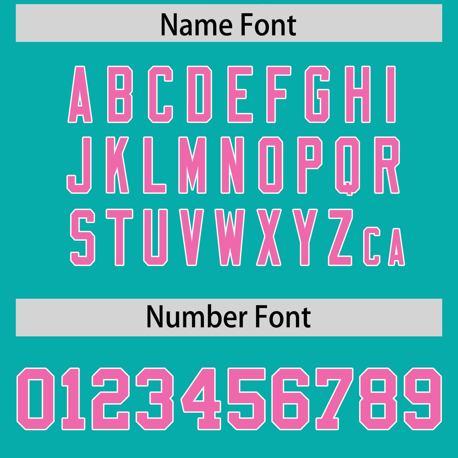 Custom Aqua Pink Personalized Shoulder Cut Two-Tone Flag Football Jersey