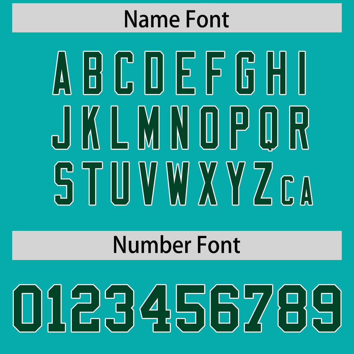 Custom Aqua Green Personalized Shoulder Cut Two-Tone Flag Football Jersey