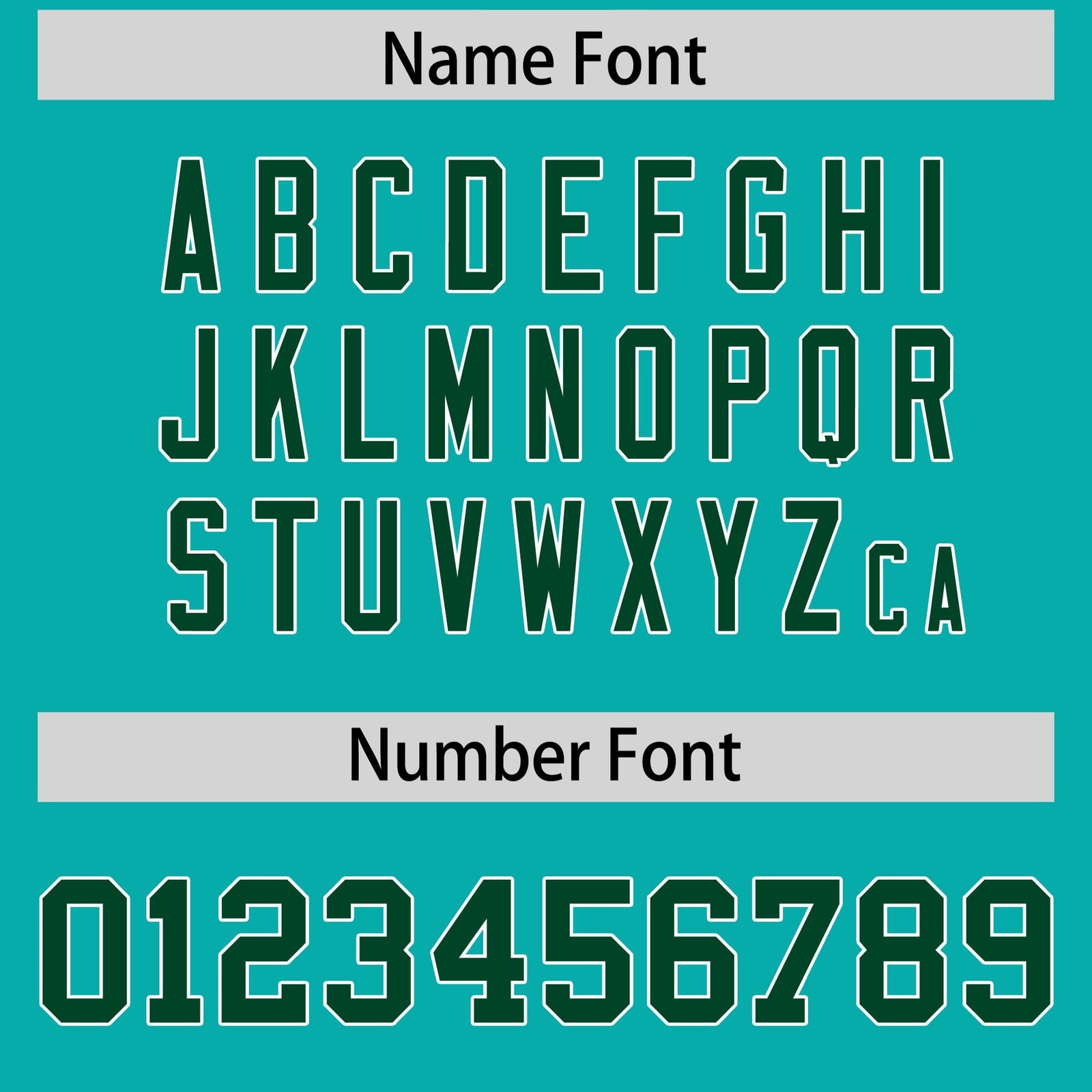 Custom Aqua Green Personalized Shoulder Cut Two-Tone Flag Football Jersey