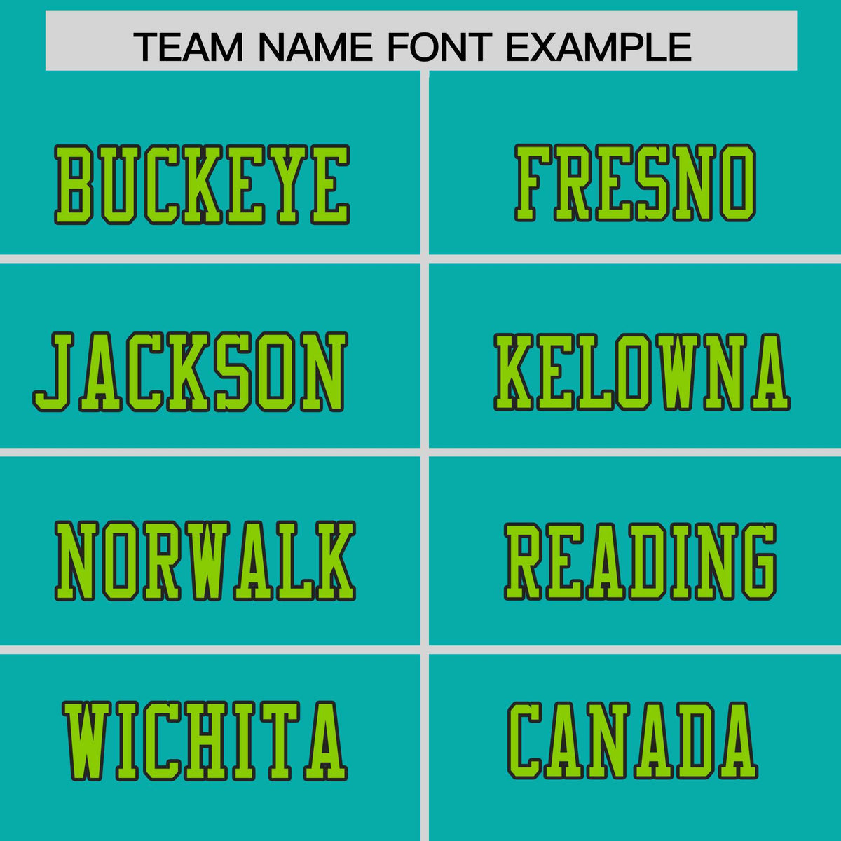 Custom Aqua Neon Green Personalized Shoulder Cut Two-Tone Flag Football Jersey