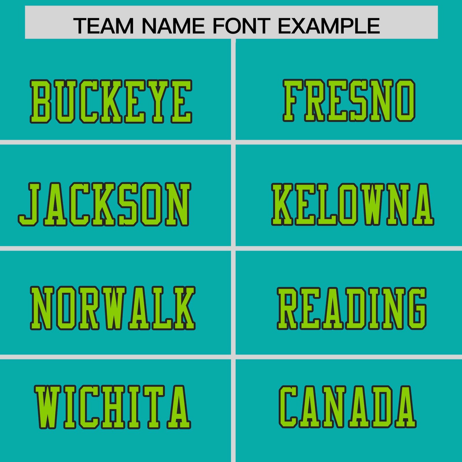 Custom Aqua Neon Green Personalized Shoulder Cut Two-Tone Flag Football Jersey