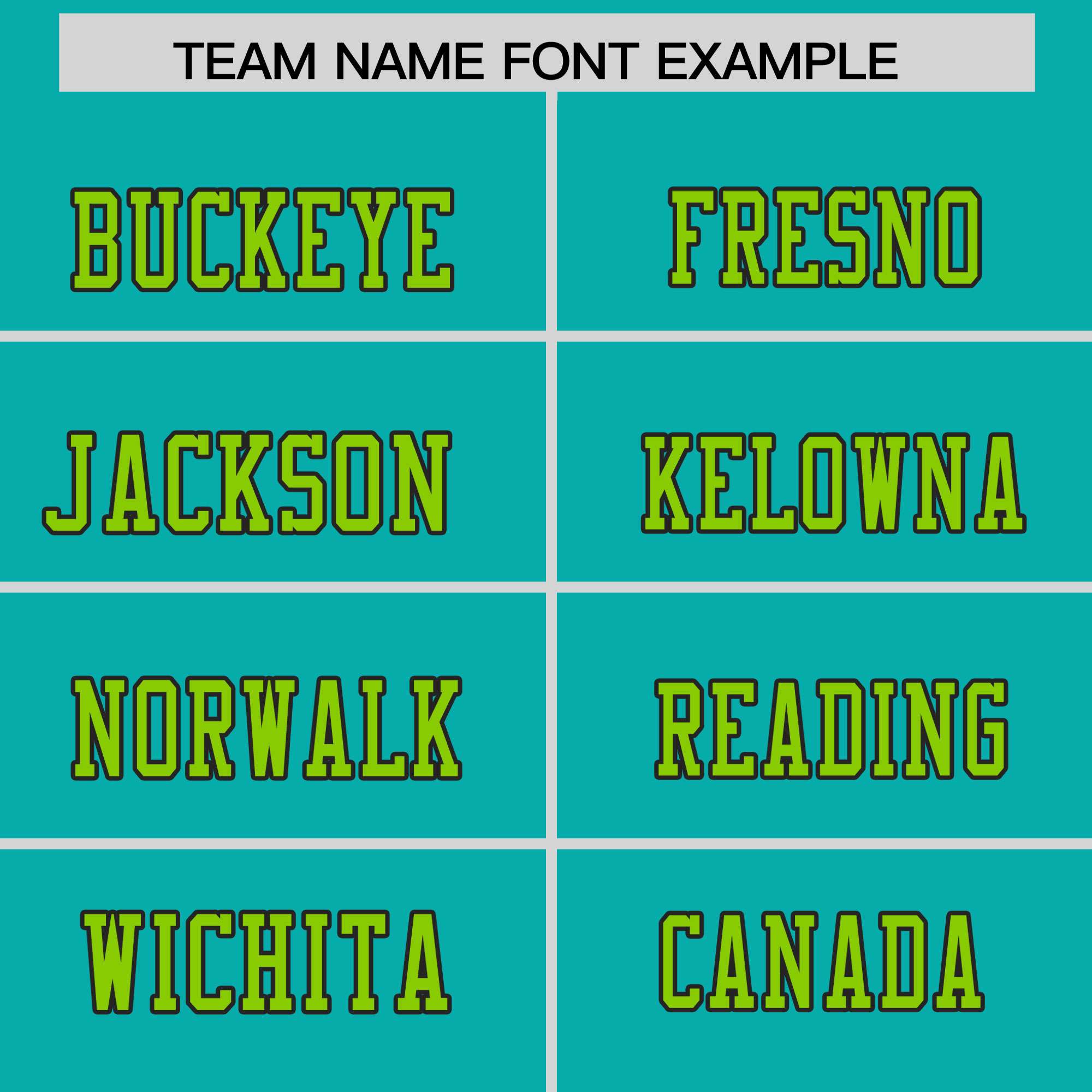 Custom Aqua Neon Green Personalized Shoulder Cut Two-Tone Flag Football Jersey