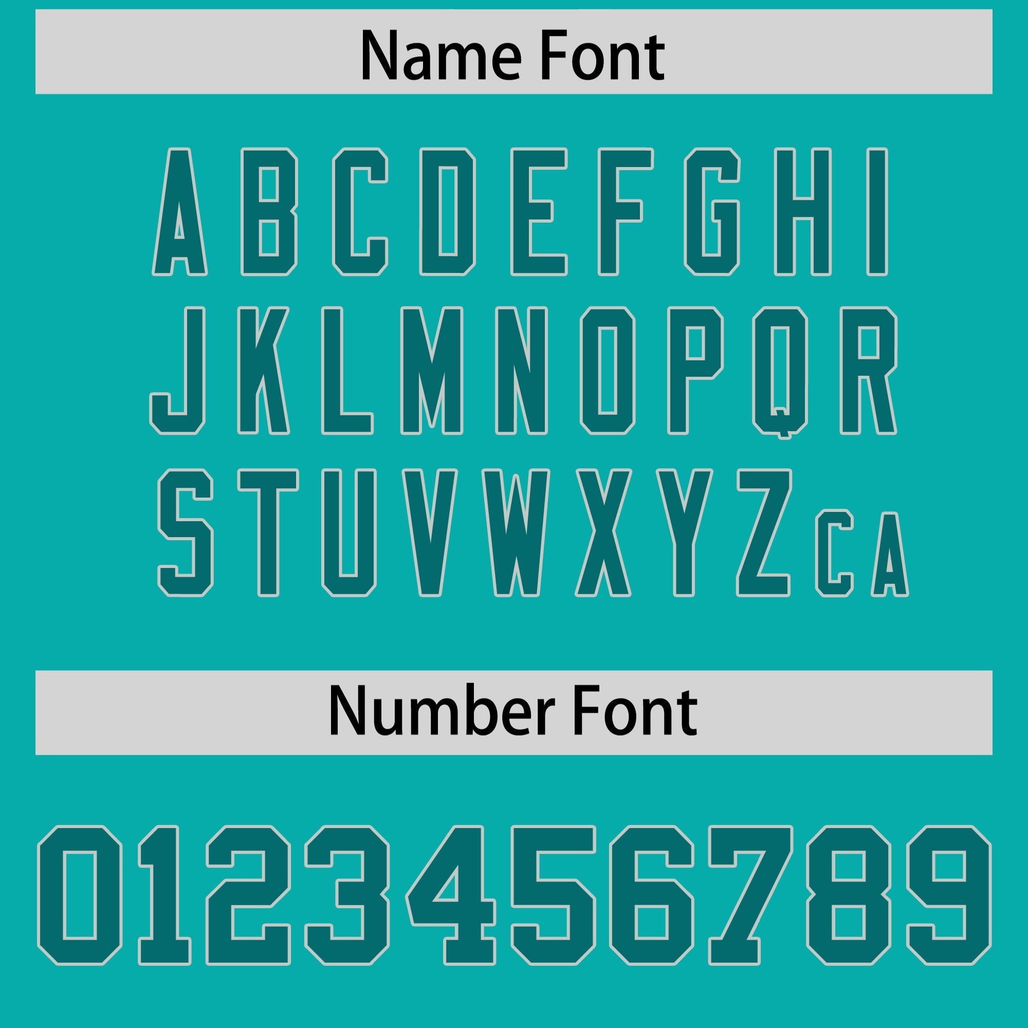 Custom Aqua Aqua Personalized Shoulder Cut Two-Tone Flag Football Jersey