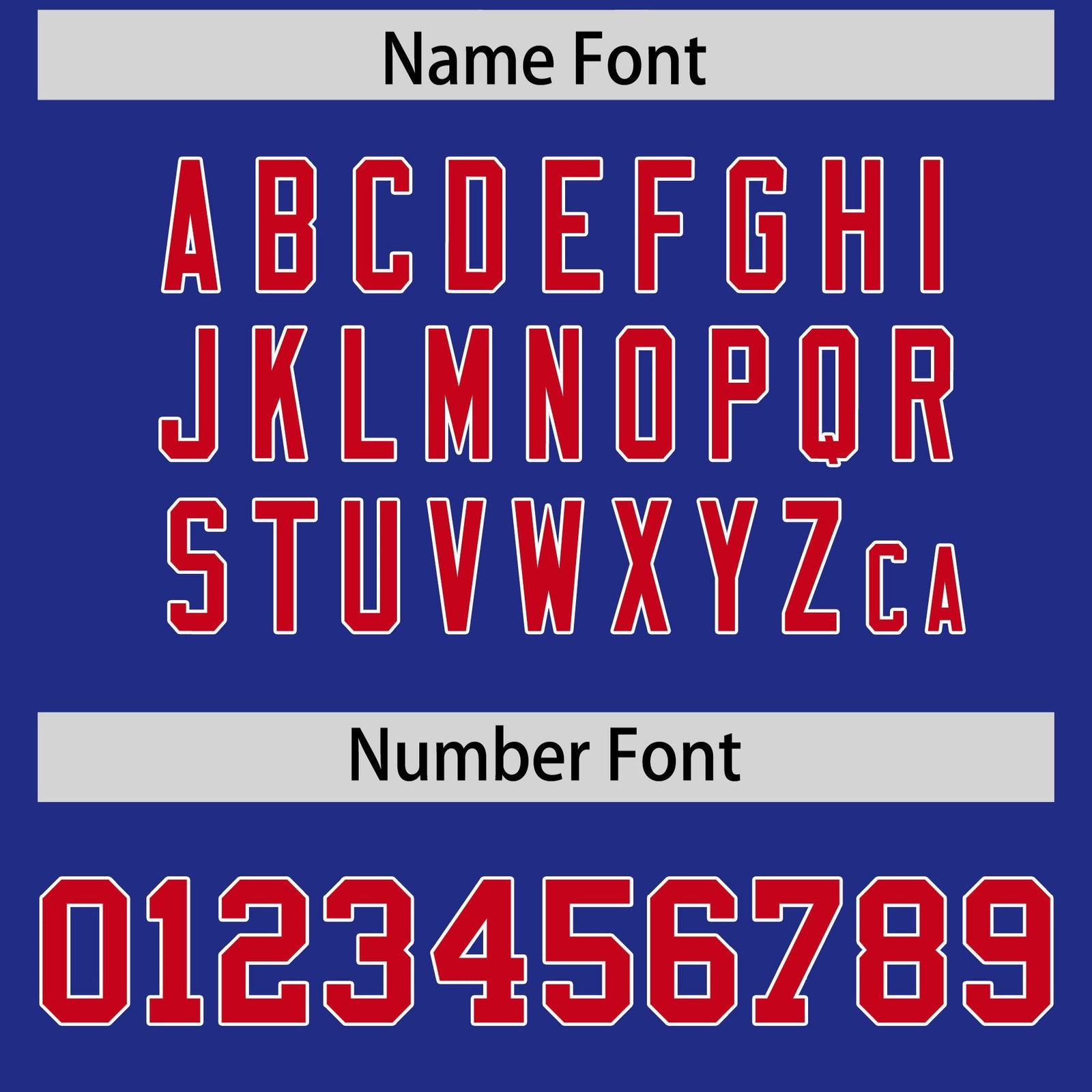 Custom Royal Red Personalized Shoulder Cut Two-Tone Flag Football Jersey