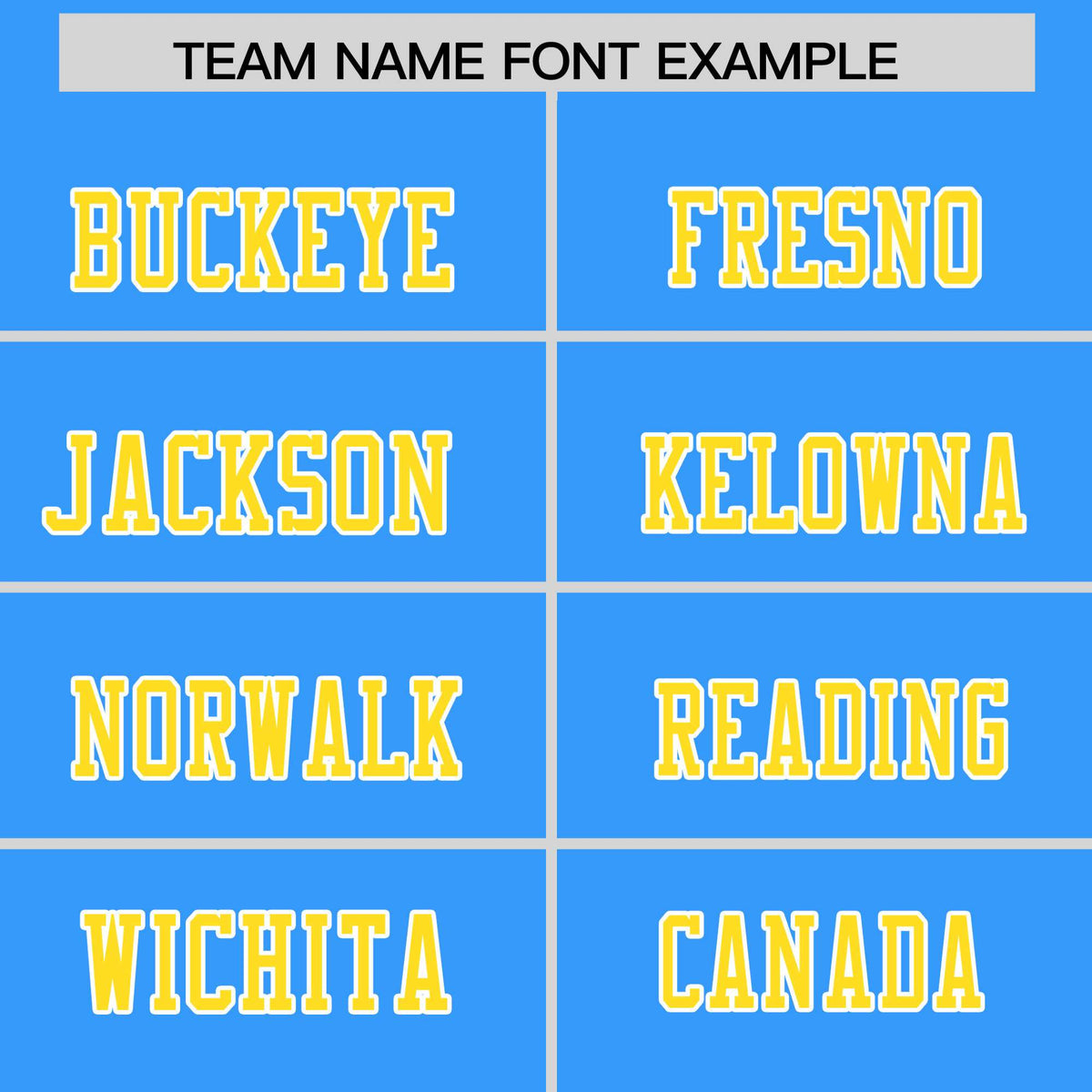 Custom Powder Blue Gold Personalized Shoulder Cut Two-Tone Flag Football Jersey