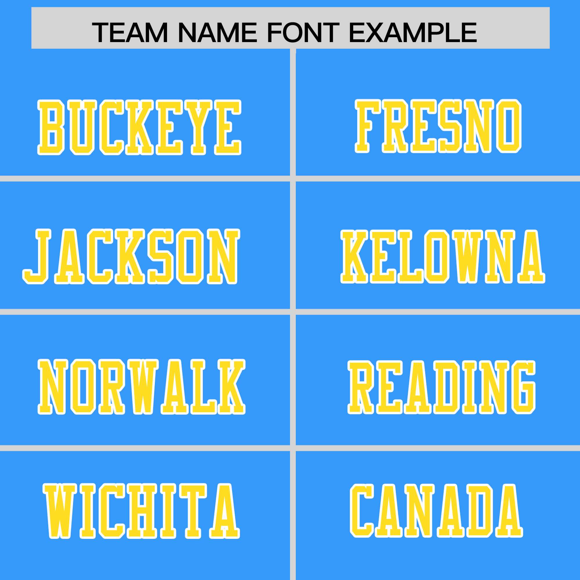 Custom Powder Blue Gold Personalized Shoulder Cut Two-Tone Flag Football Jersey