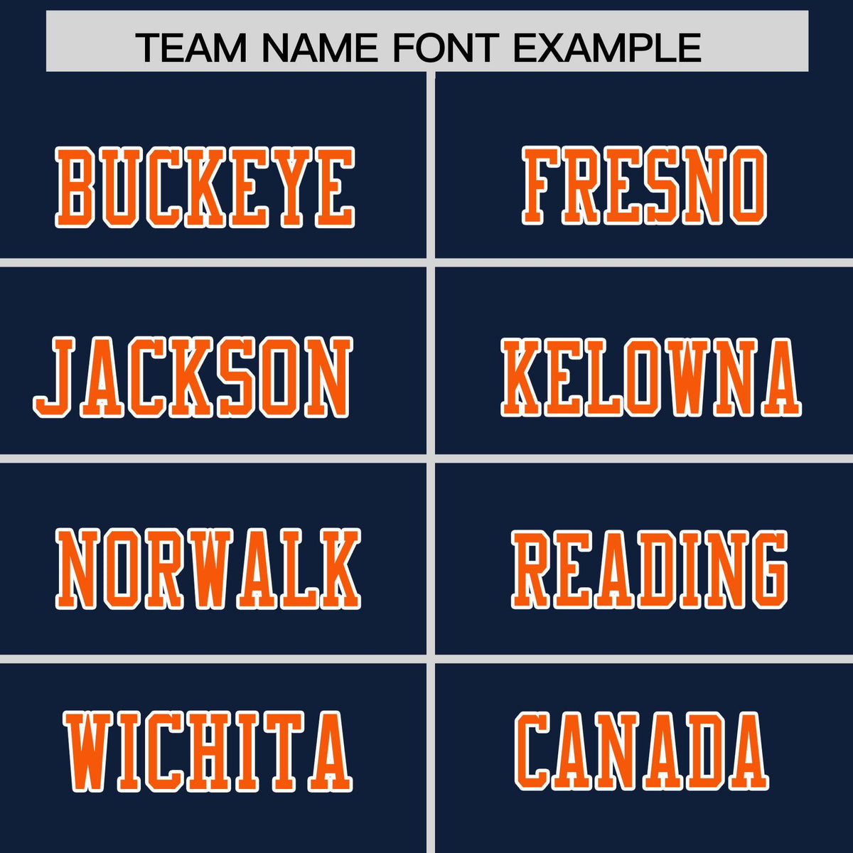 Custom Navy Orange Personalized Shoulder Cut Two-Tone Flag Football Jersey
