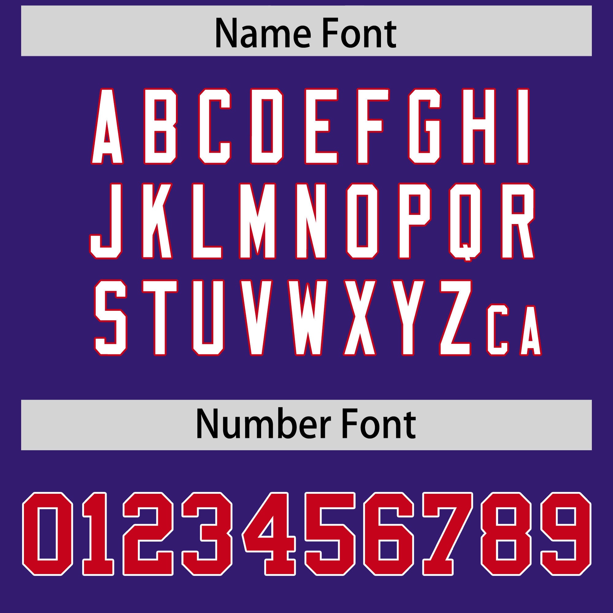 Custom Purple Red Personalized Shoulder Cut Two-Tone Flag Football Jersey