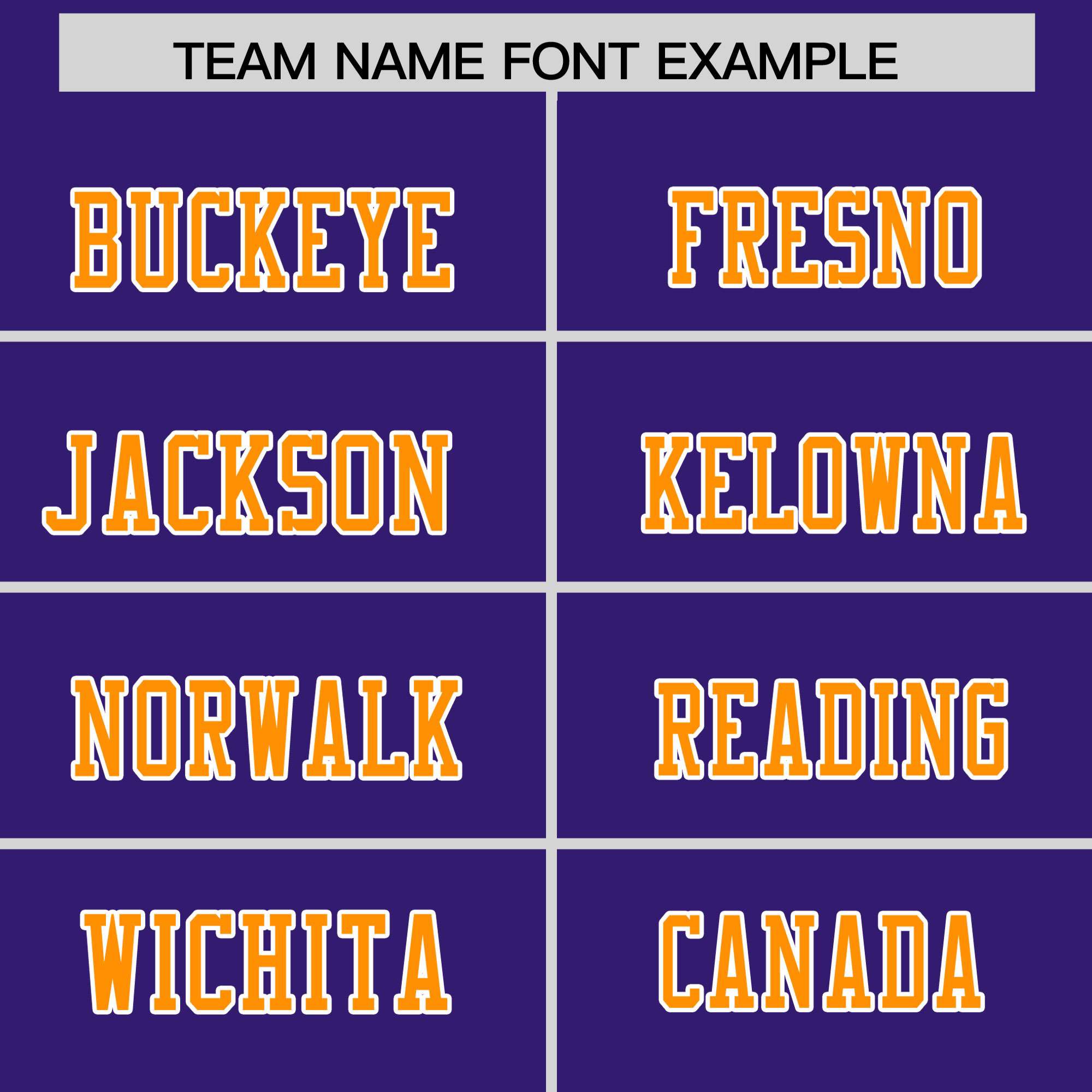 Custom Purple Gold Orange Personalized Shoulder Cut Two-Tone Flag Football Jersey
