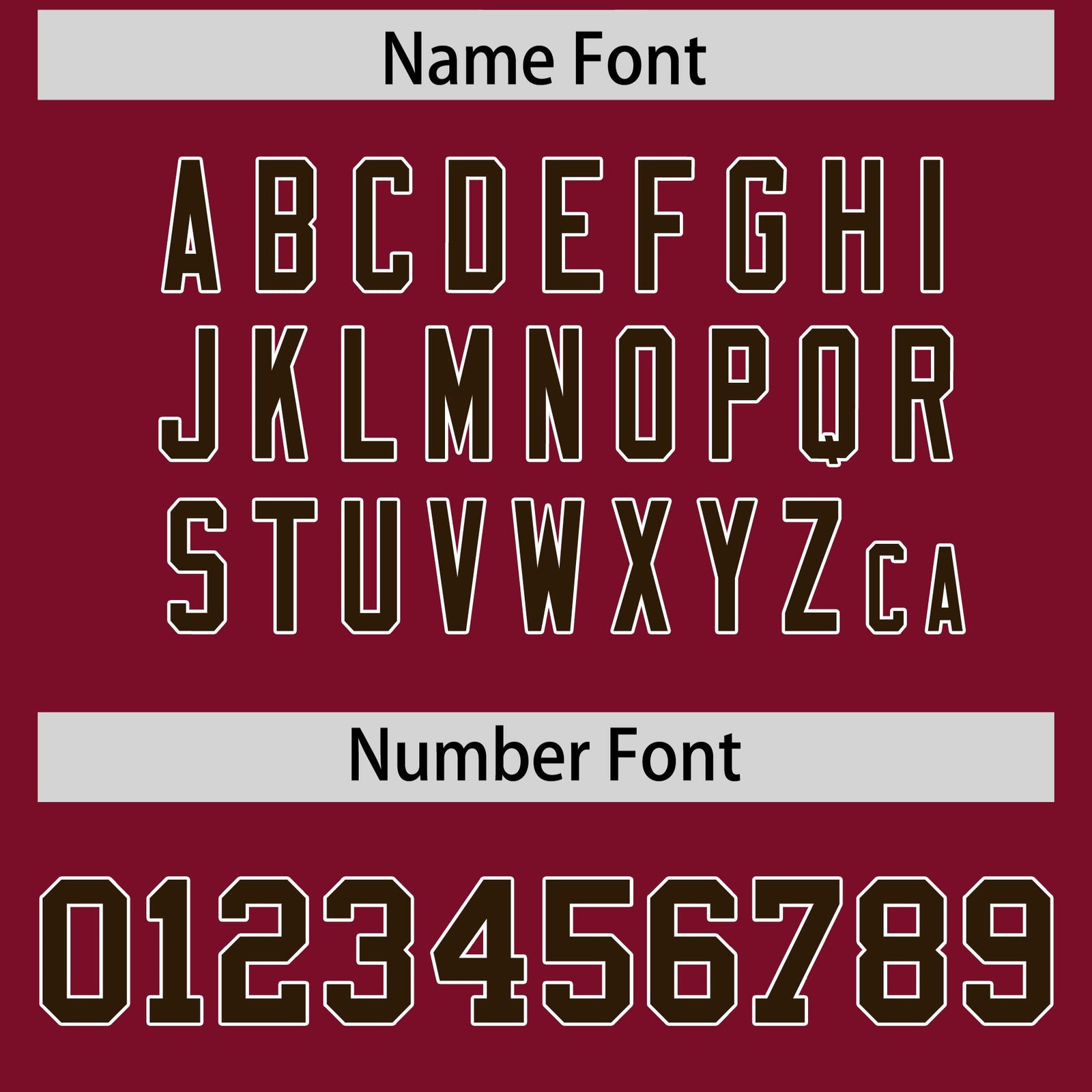 Custom Cardinal Brown Personalized Shoulder Cut Two-Tone Flag Football Jersey