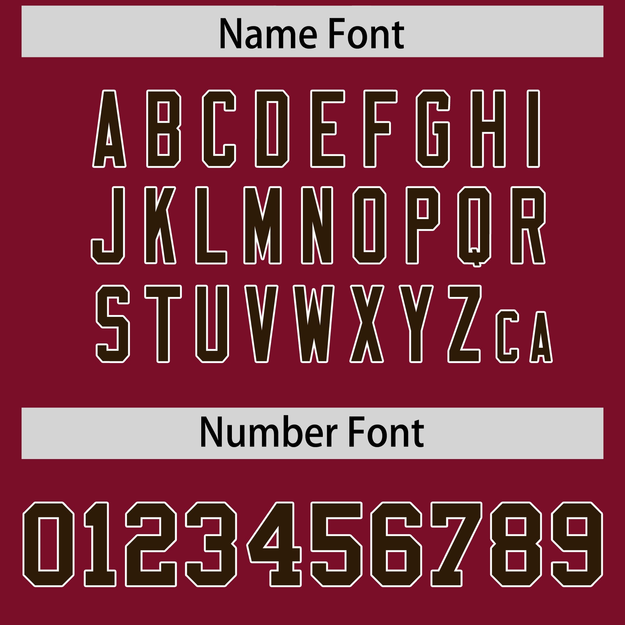 Custom Cardinal Brown Personalized Shoulder Cut Two-Tone Flag Football Jersey