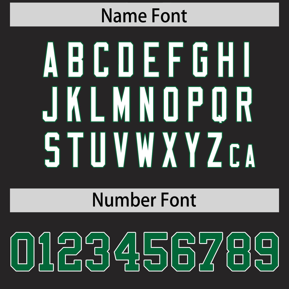 Custom Black Kelly Green Personalized Shoulder Cut Two-Tone Flag Football Jersey