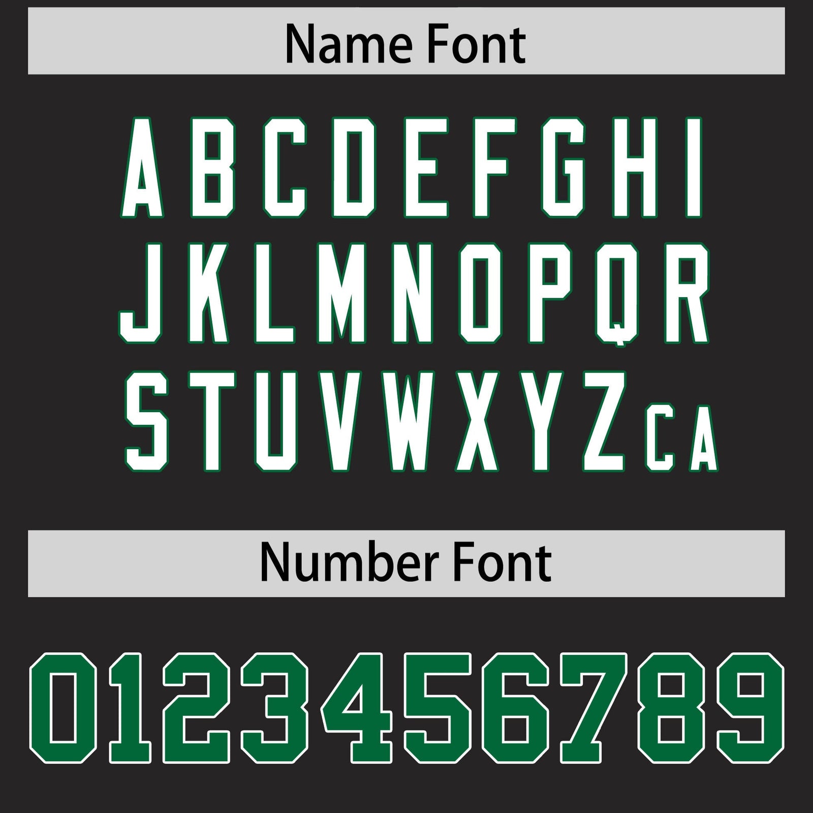 Custom Black Kelly Green Personalized Shoulder Cut Two-Tone Flag Football Jersey