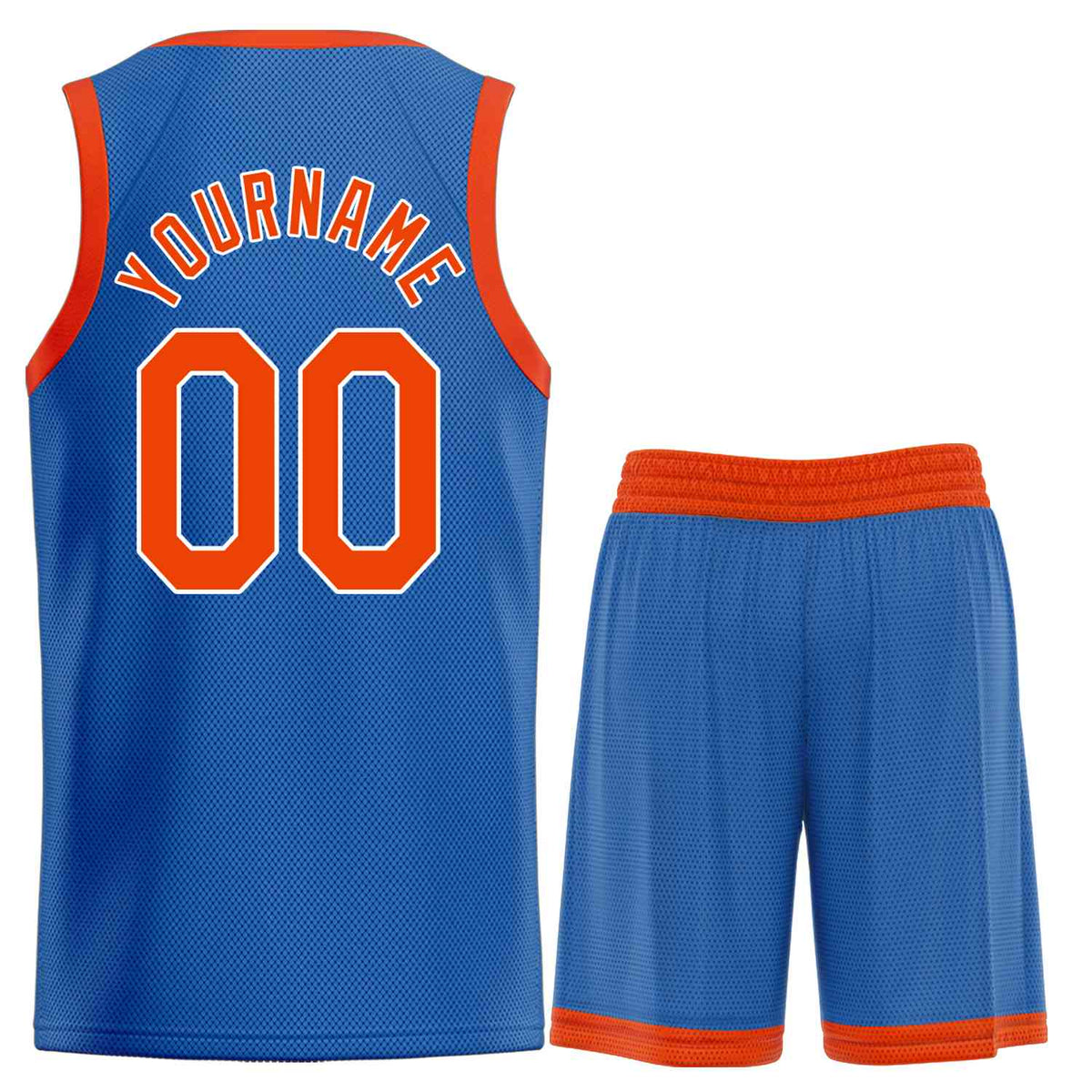 Custom Christmas New York Blue Orange-White Heal Sports Uniform Classic Sets Basketball Jersey