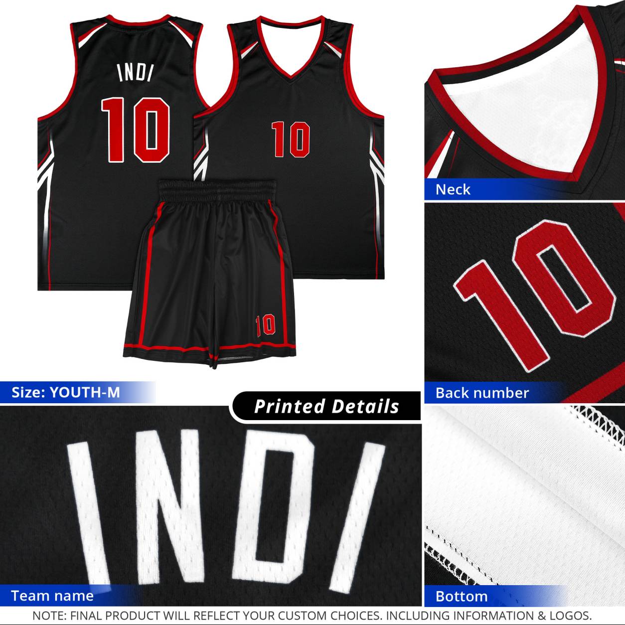 Custom Light Blue Arrow Graffiti Pattern Sports Uniform Basketball Jersey