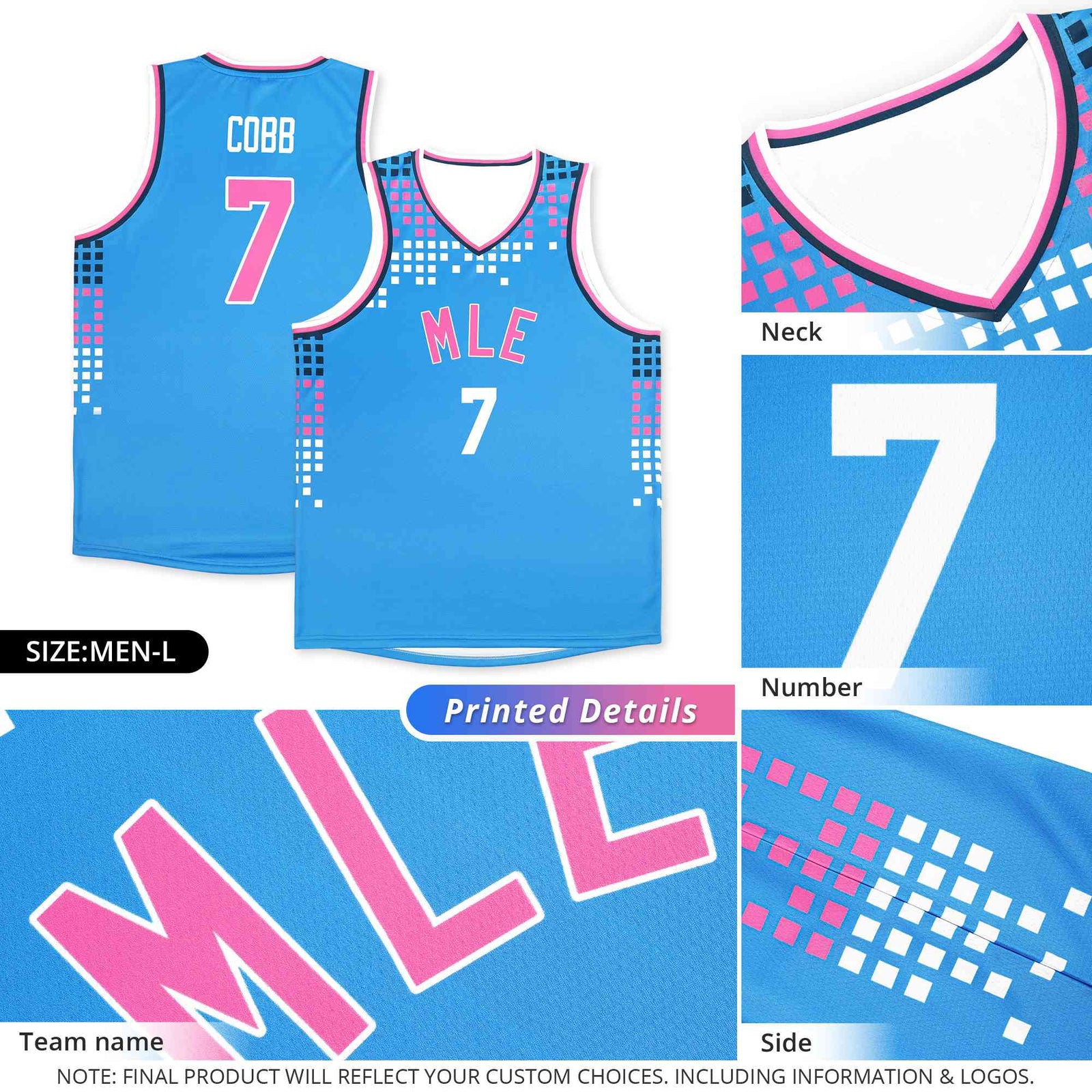 Custom Orange Square Grid Graffiti Pattern Sports Uniform Basketball Jersey