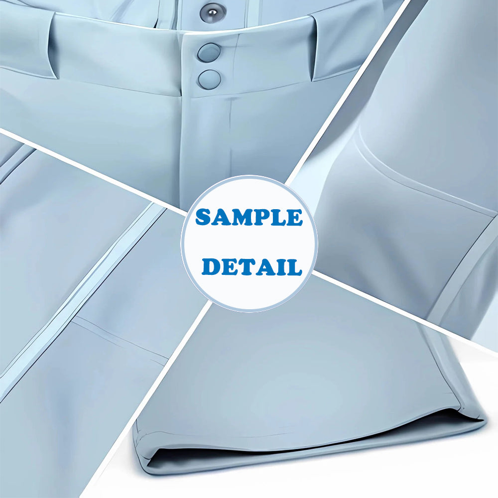 Custom White Yellow-White-Yellow Classic Fit Stretch Practice Knickers Baseball Pants