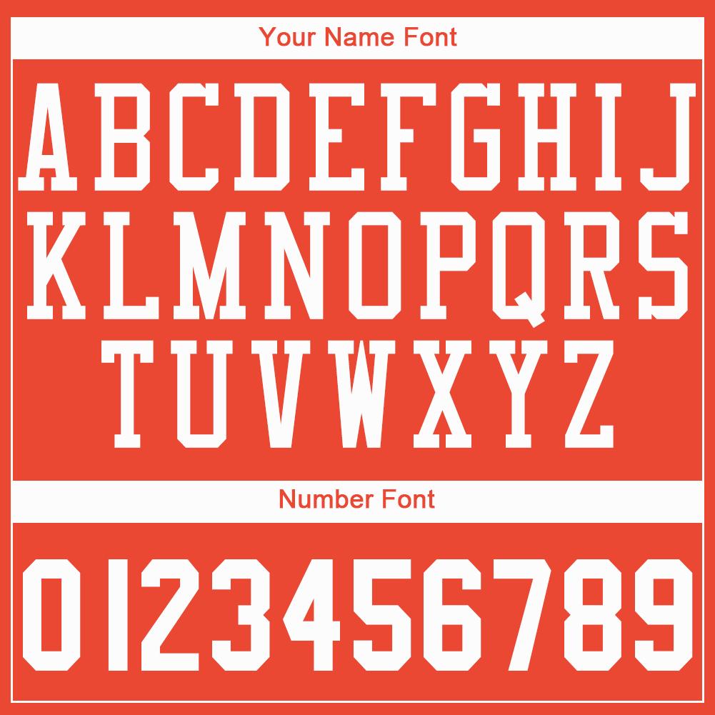 Custom Orange White Classic Tops Athletic Basketball Jersey